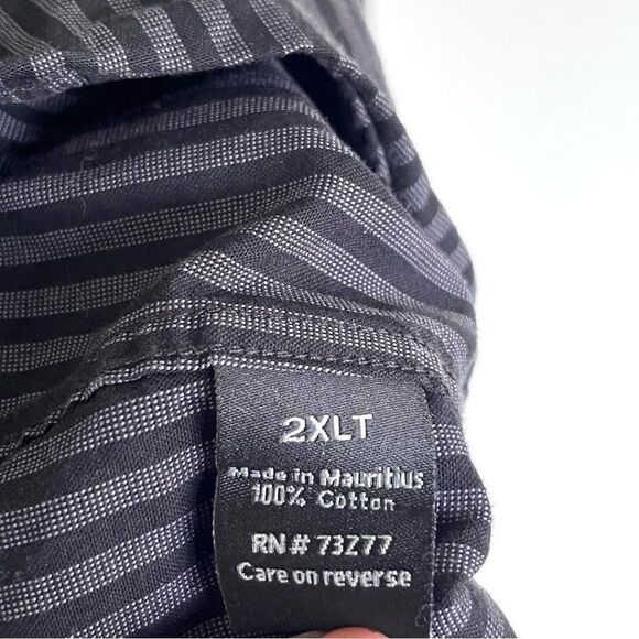 Apt 9 Men’s Striped Button Down Shirt Size 2XLT - Picture 8 of 8